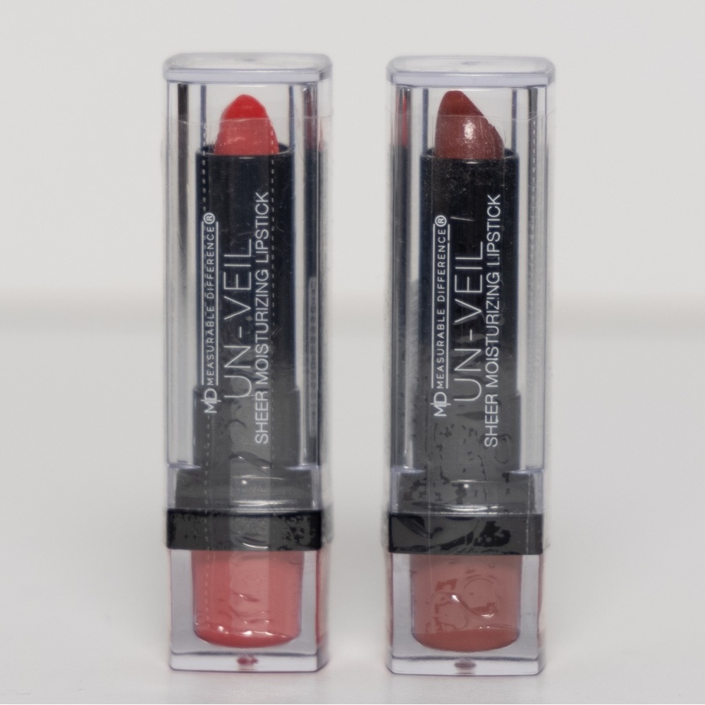 Un-veil Sheer Moisturizing Lipstick in Tango Popsicle and Bread Pudding